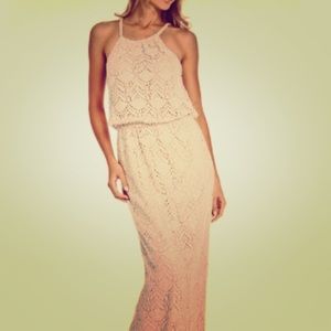Beach Wedding? Crocheted Boho Maxi EUC- Size 8